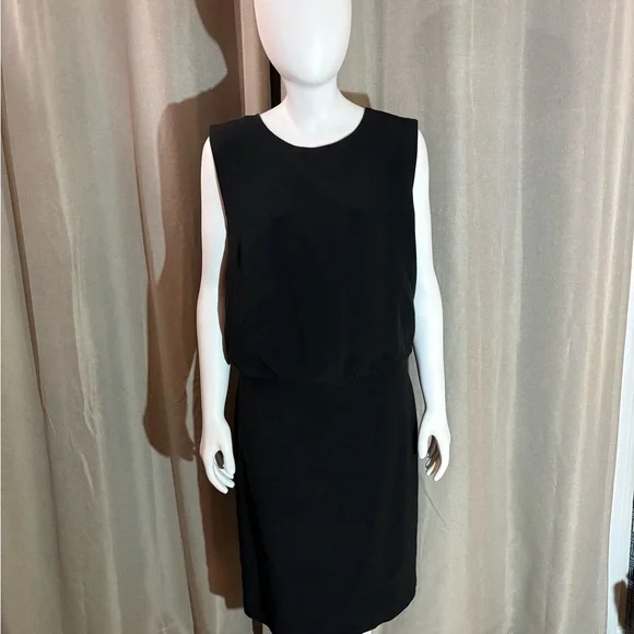 sachin and babi light blue dress Lafayette 148 New York Back Keyhole Shift Dress main image 1